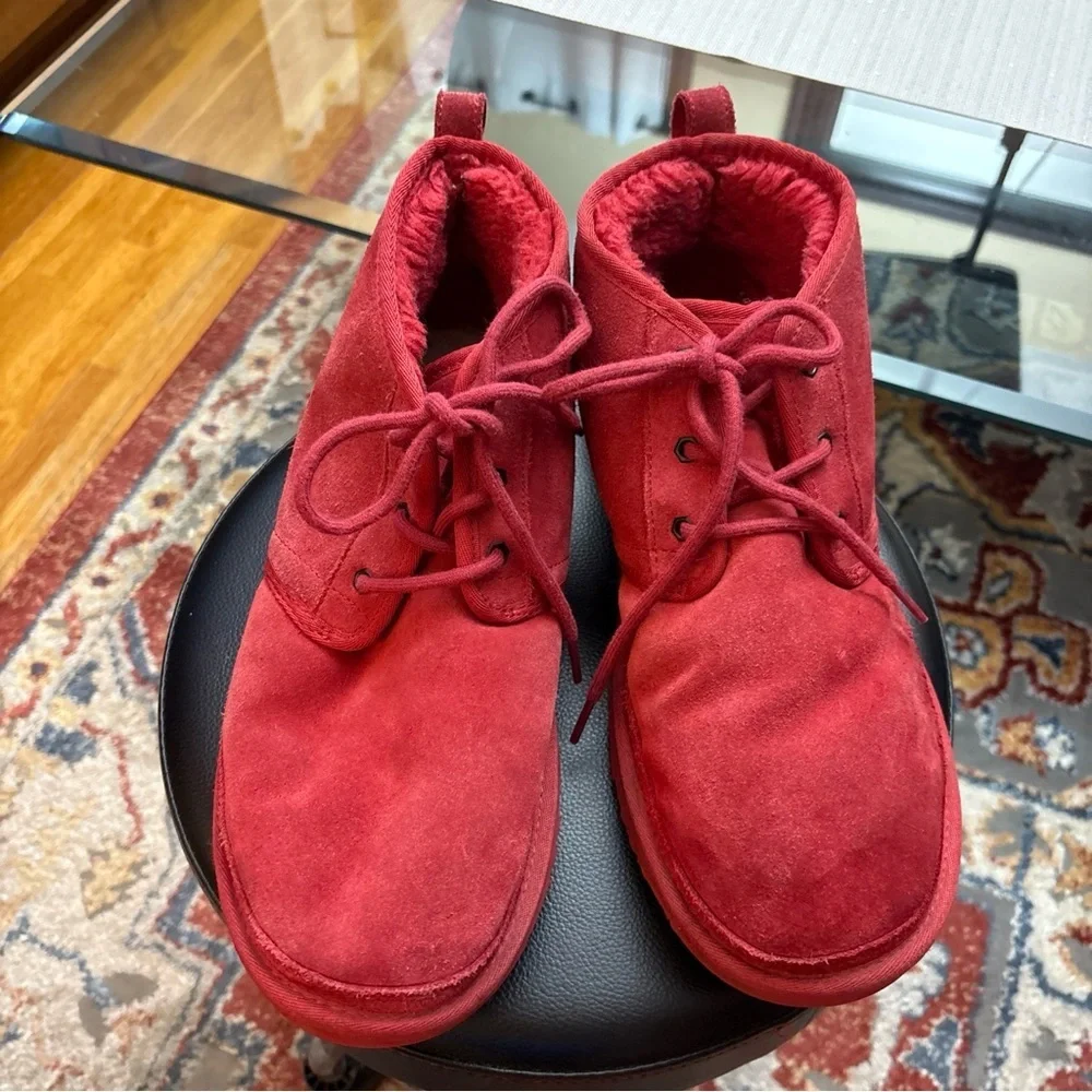 UGG Men's Red Suede Boots size 13